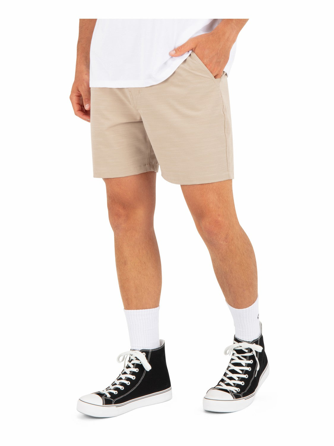 Phantom Slub 3/4 Waistband 18" | Hurley Khaki Shorts