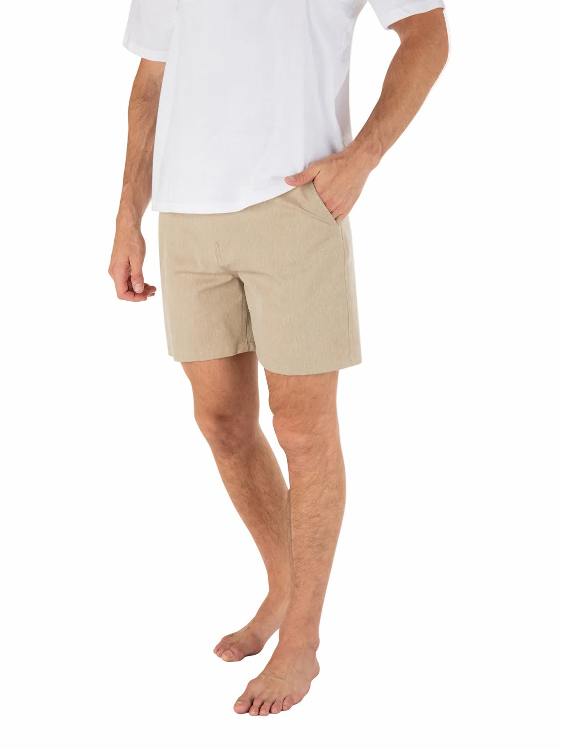 Phantom Heather Walkshort 18" | Hurley Khaki Shorts