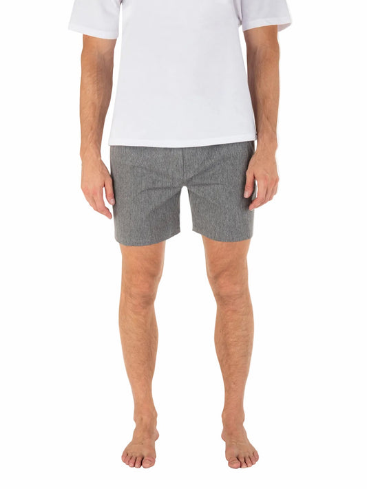 Phantom Heather Walkshort 18" | Hurley Black Heather Shorts
