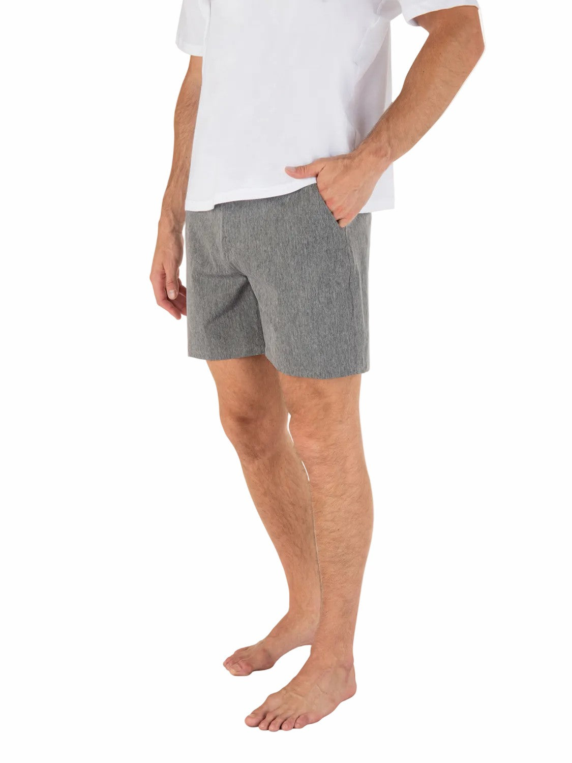 Phantom Heather Walkshort 18" | Hurley Black Heather Shorts
