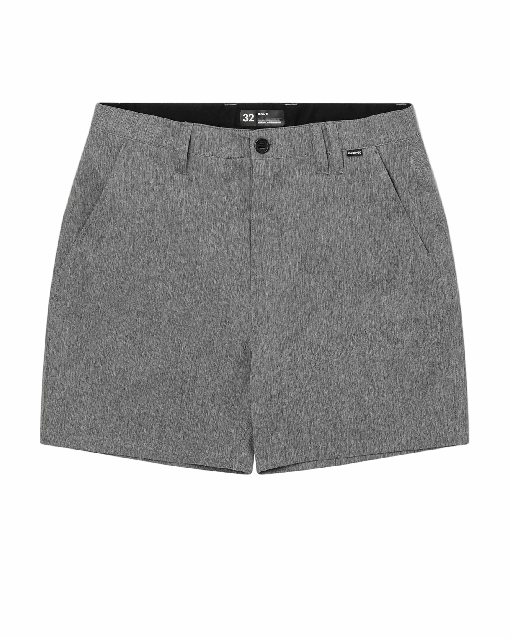 Phantom Heather Walkshort 18" | Hurley Black Heather Shorts