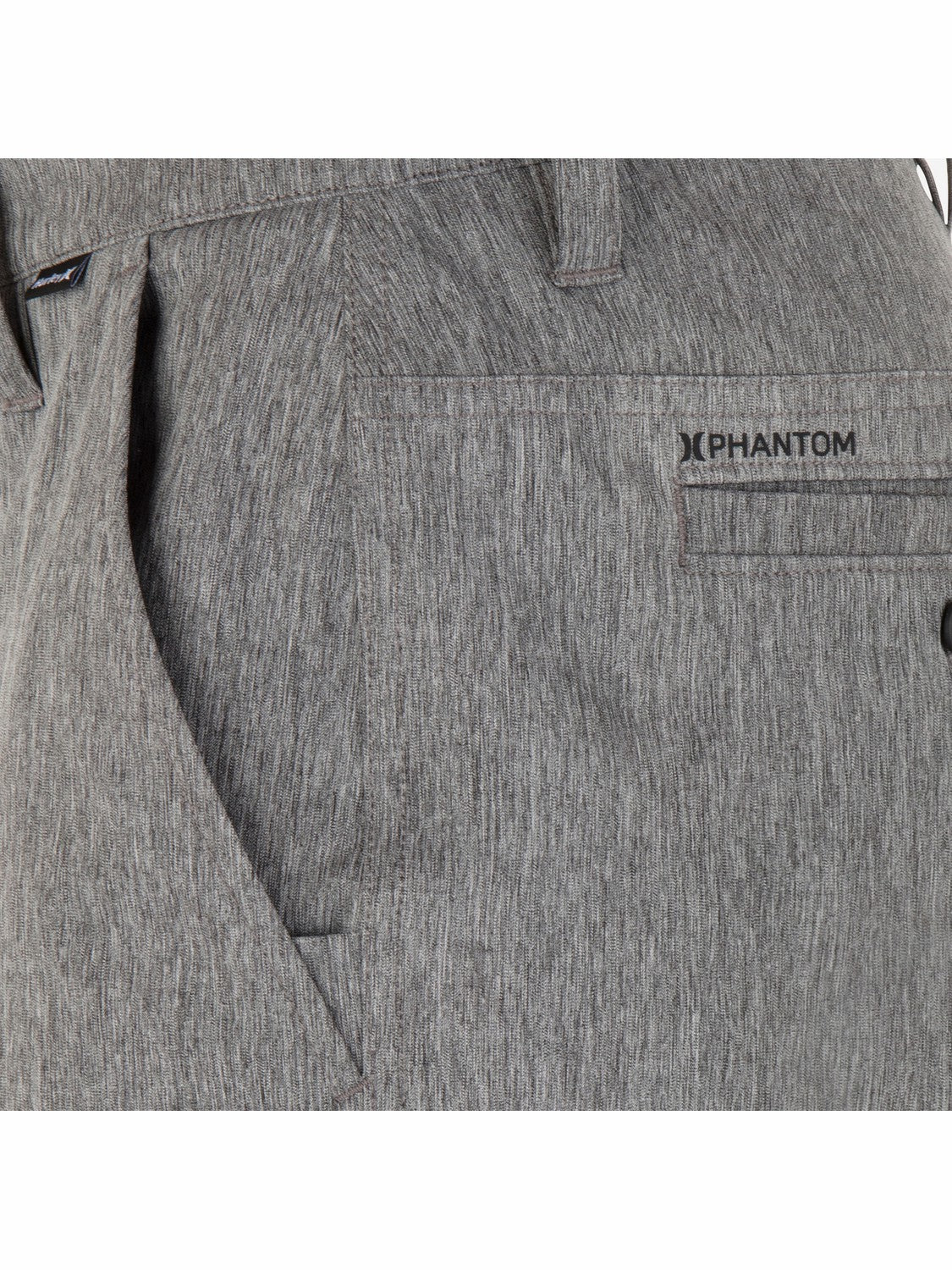 Phantom Heather Walkshort 18" | Hurley Black Heather Shorts