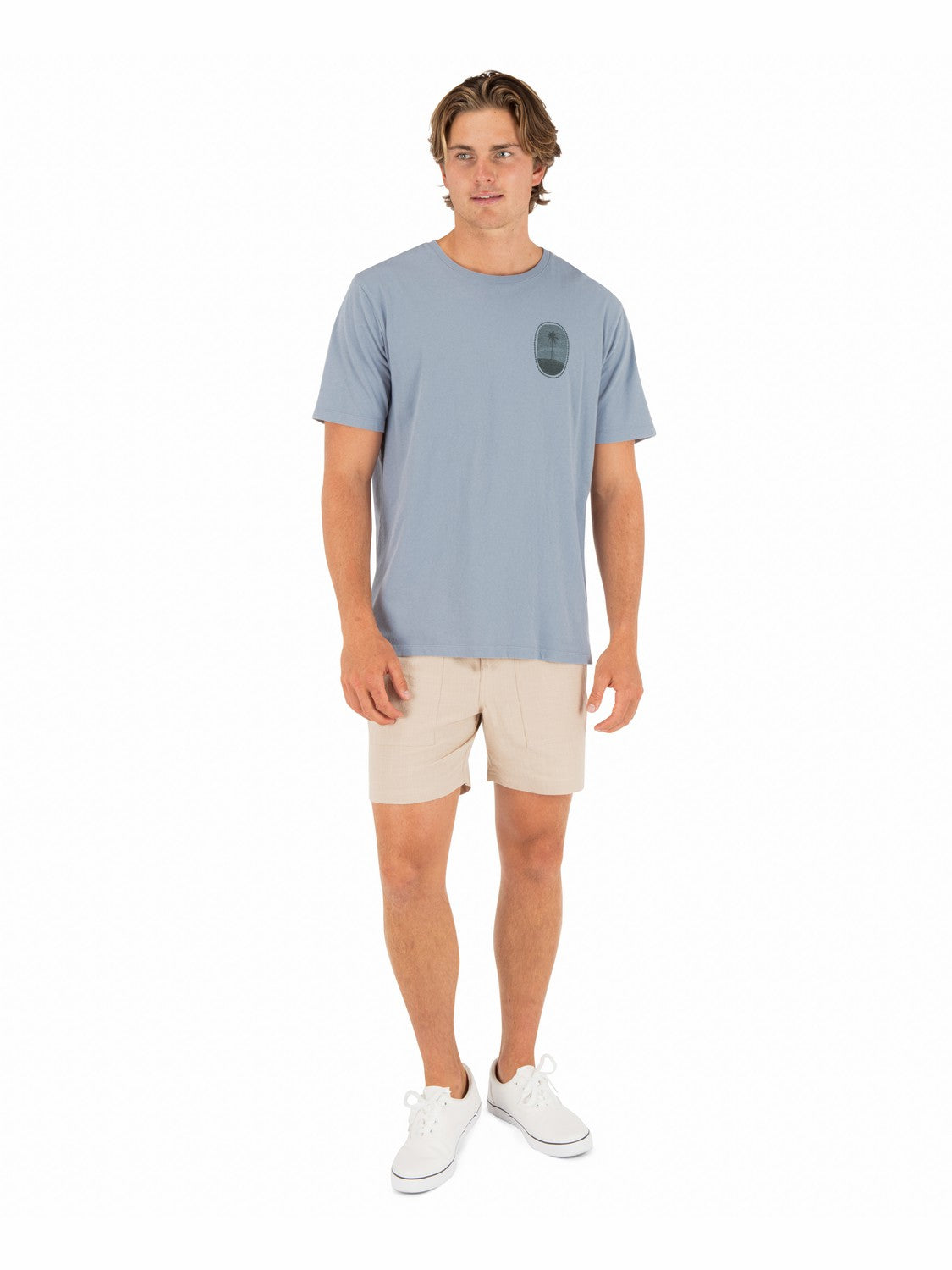 Seclusion Short Sleeve | Hurley Worker Blue T-Shirts