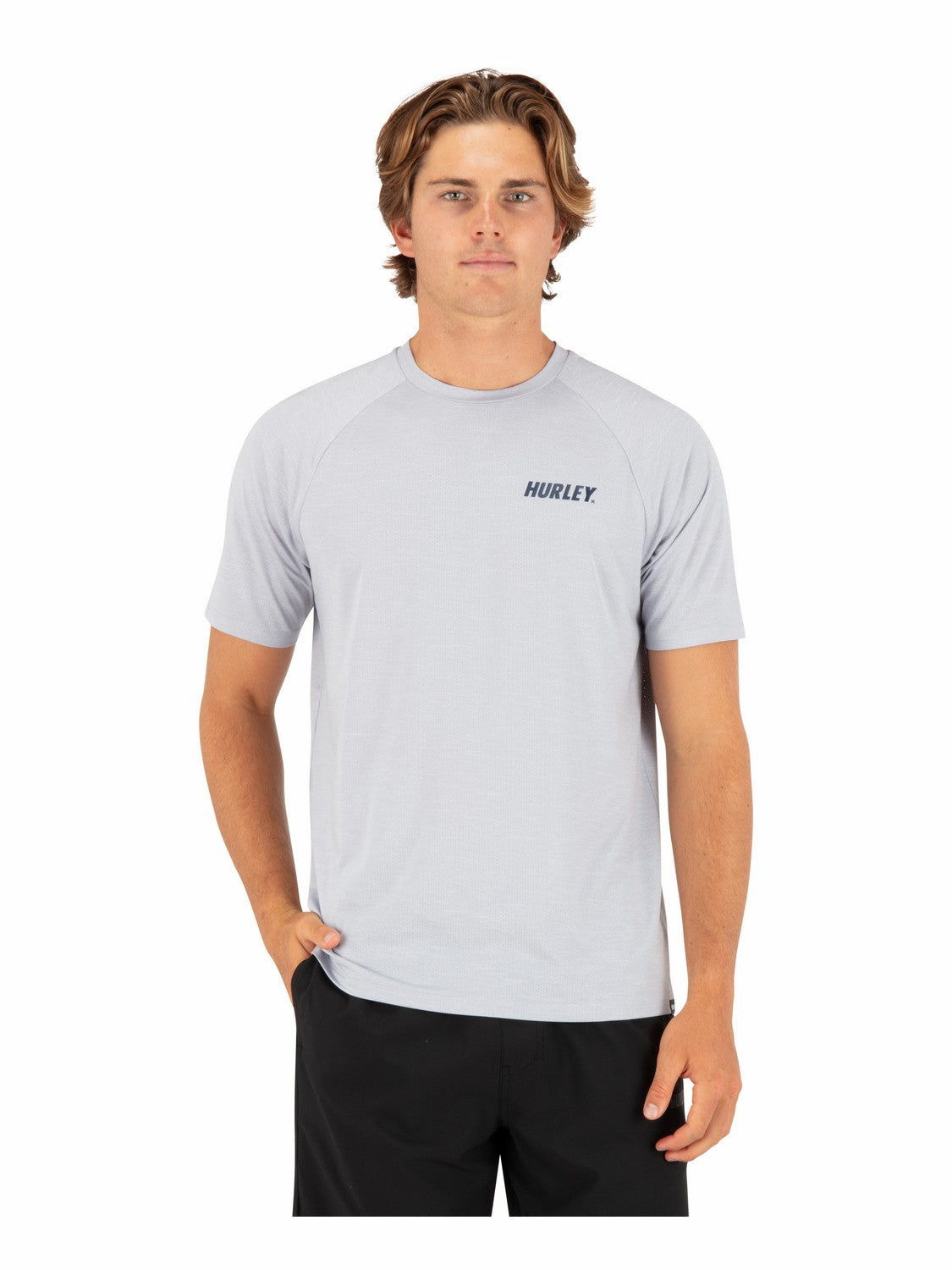H2O Dri Outback Short Sleeve Top | Hurley Light Asteroid T-Shirts