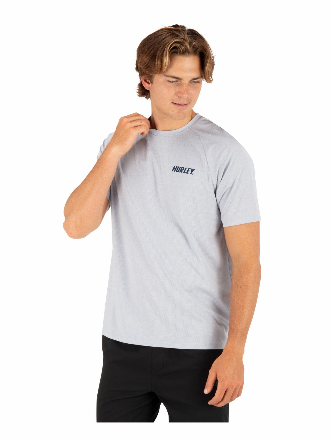 H2O Dri Outback Short Sleeve Top | Hurley Light Asteroid T-Shirts