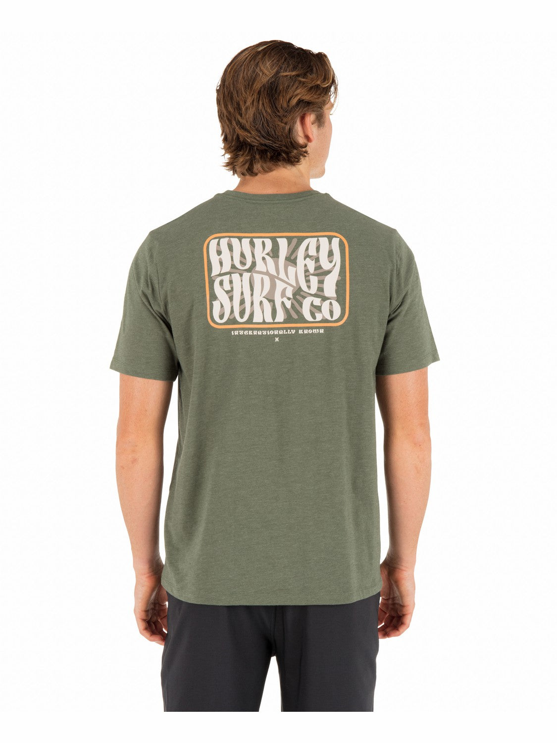 Skyline Slub Short Sleeve | Hurley Charcoal Fern T-Shirts