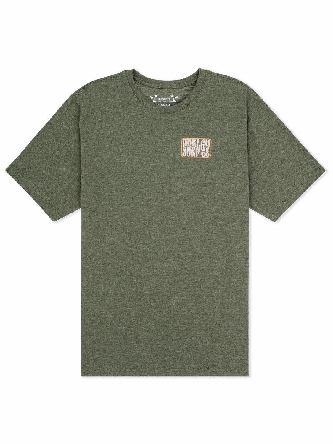 Skyline Slub Short Sleeve | Hurley Charcoal Fern T-Shirts