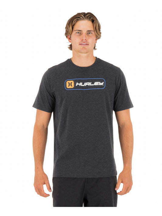 Inlined Slub Short Sleeve | Hurley Black Heather T-Shirts