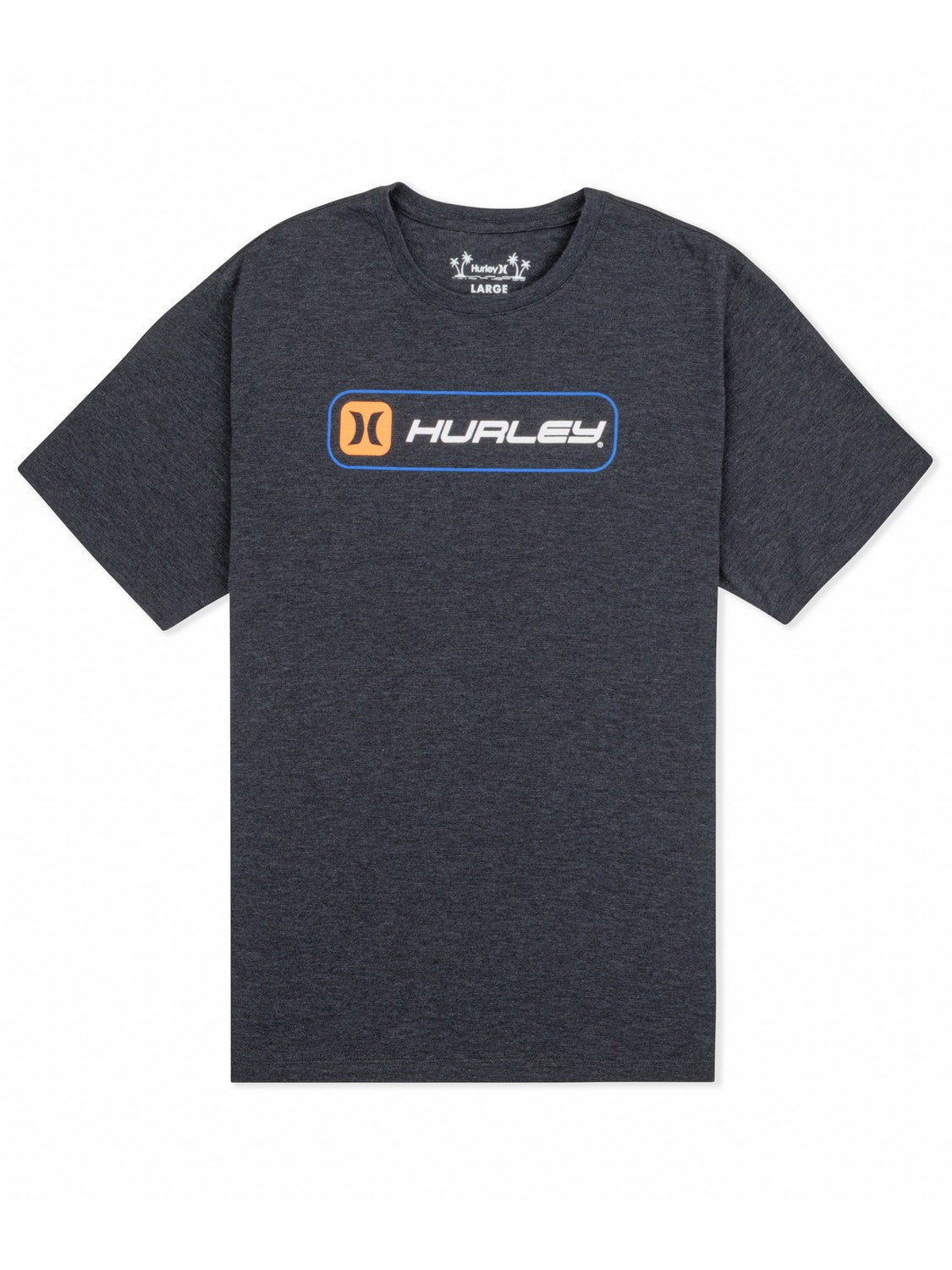 Inlined Slub Short Sleeve | Hurley Black Heather T-Shirts