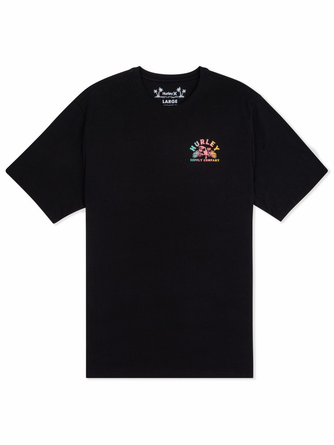 Birds Of Paradise Short Sleeve | Hurley Black T-Shirts