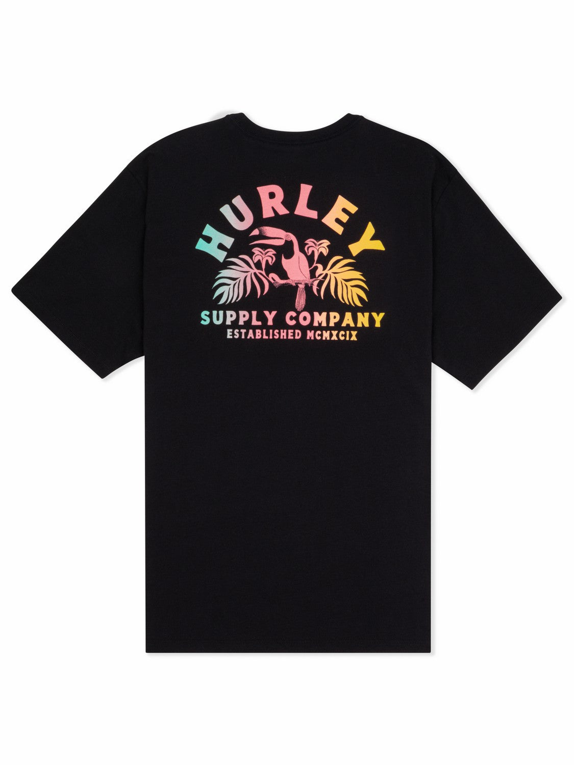 Birds Of Paradise Short Sleeve | Hurley Black T-Shirts