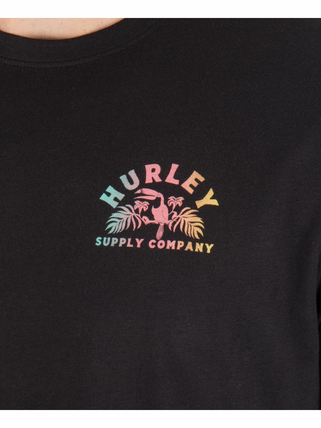 Birds Of Paradise Short Sleeve | Hurley Black T-Shirts