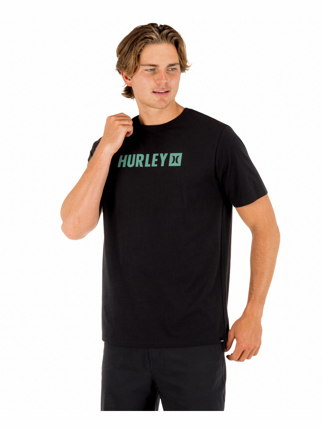 The Box Short Sleeve | Hurley Black T-Shirts