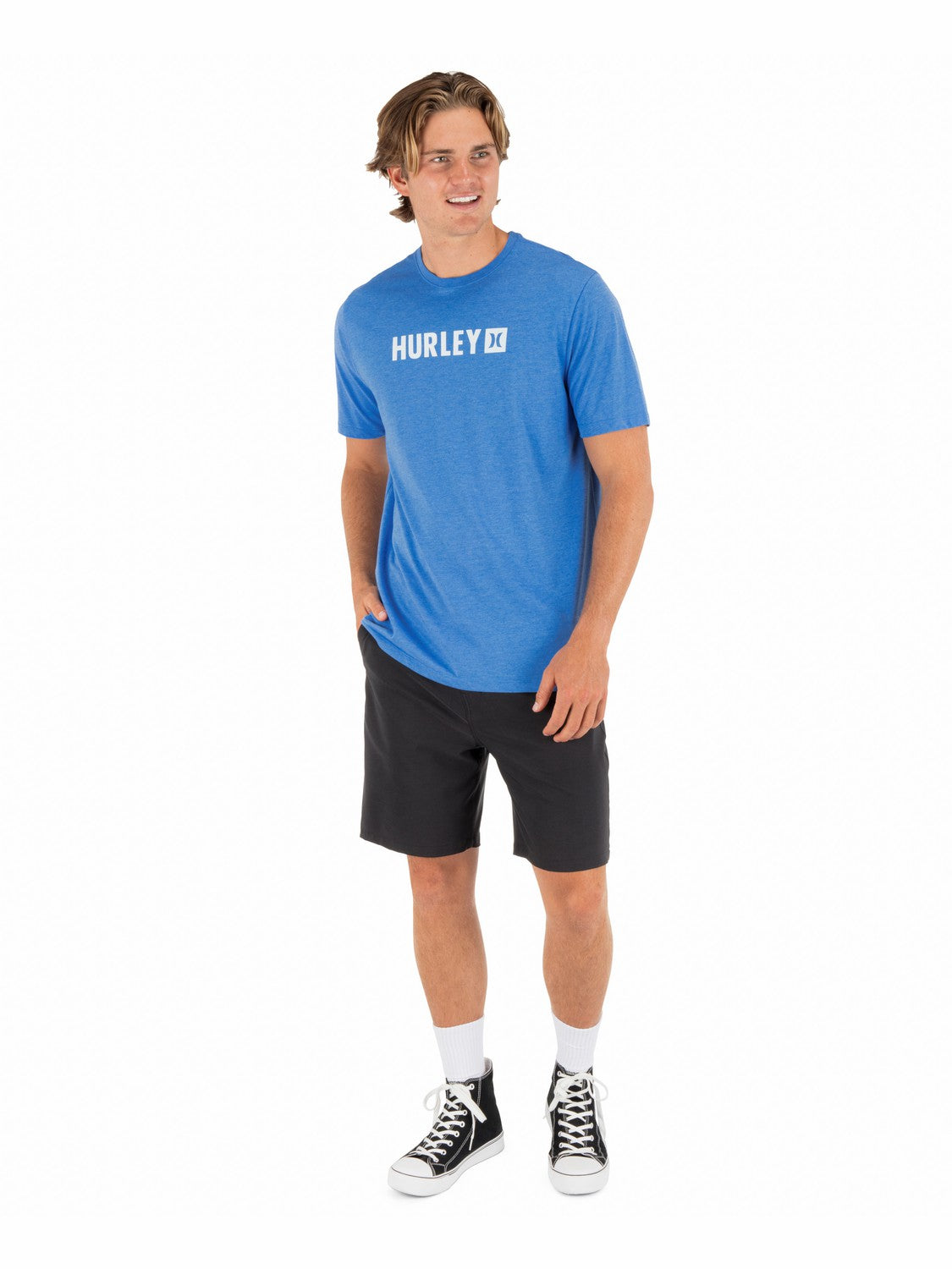 The Box Short Sleeve | Hurley Seashore Heather T-Shirts
