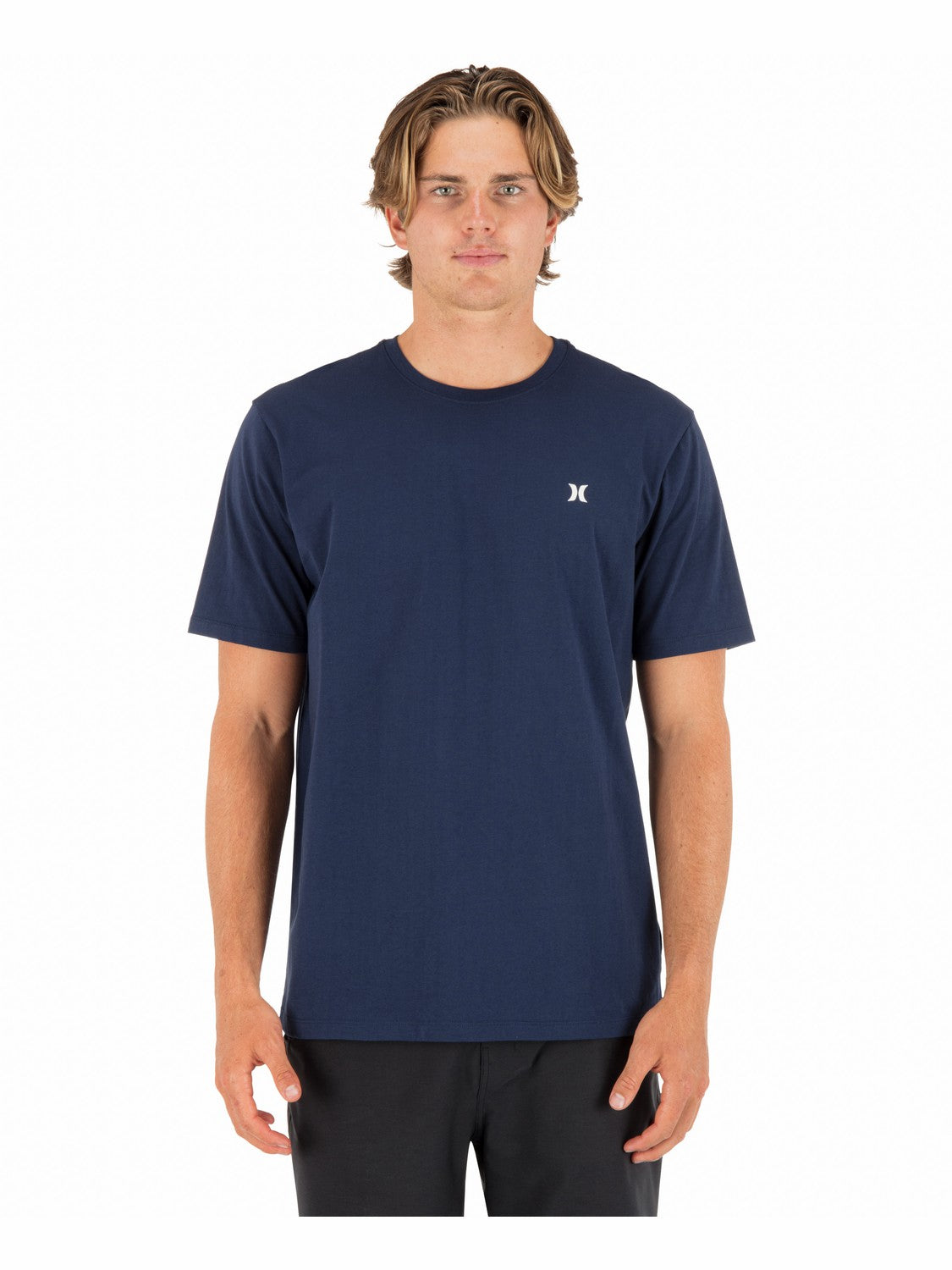 Icon Tee Short Sleeve | Hurley Obsidian T-Shirts