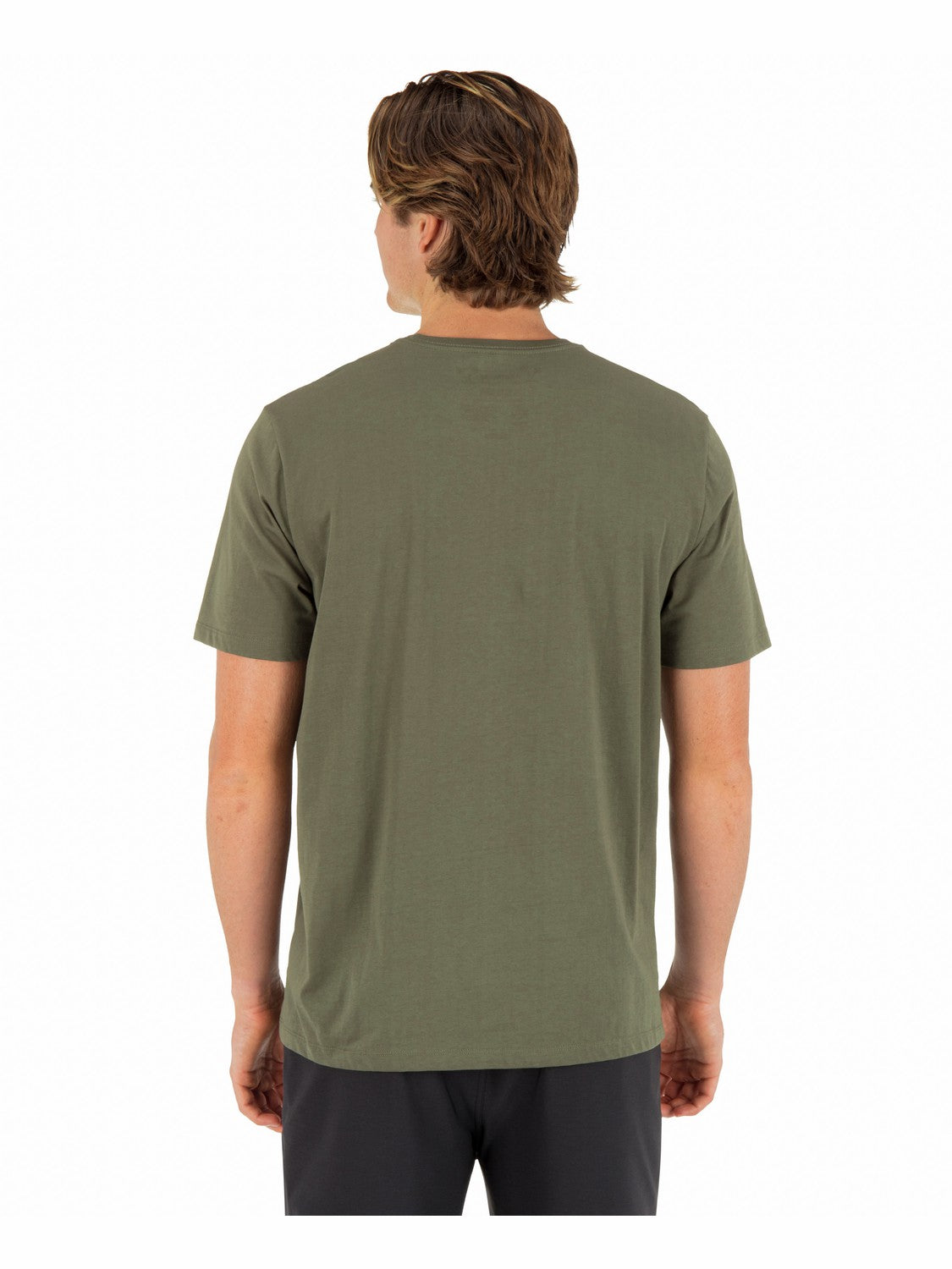 Icon Tee Short Sleeve | Hurley Olive T-Shirts