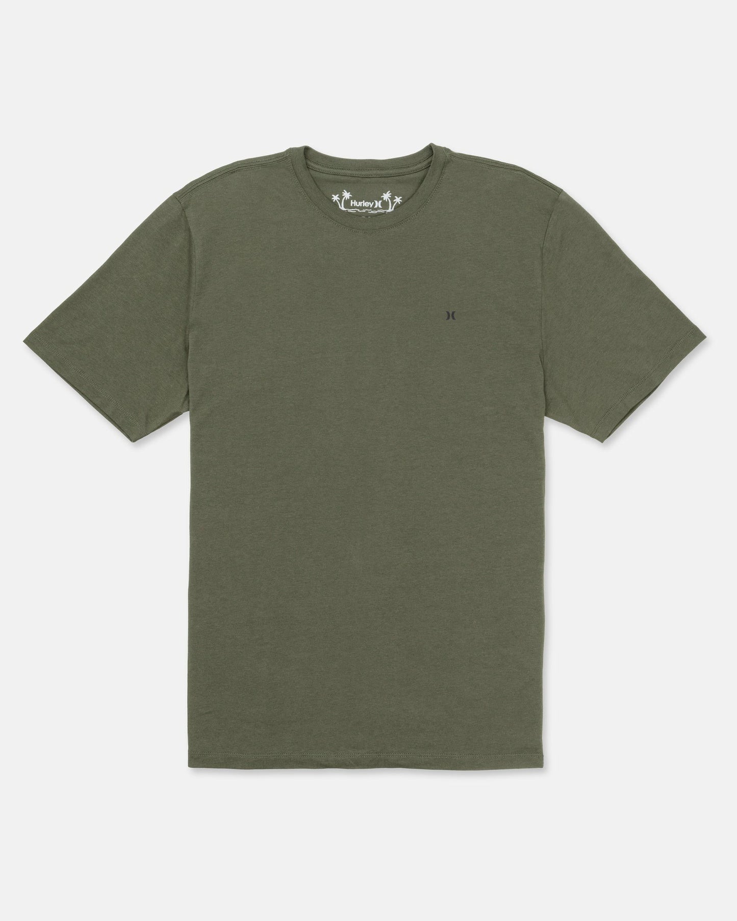 Icon Tee Short Sleeve | Hurley Olive T-Shirts