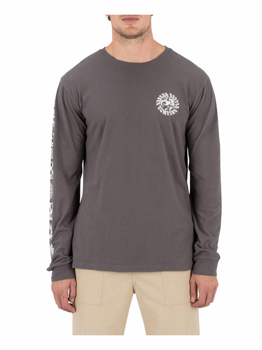 Skull Mandala Long Sleeve | Hurley Ion Grey Long Sleeves