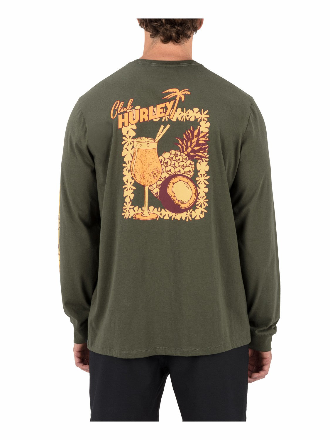 Chambord Long Sleeve | Hurley Charcoal Fern Long Sleeves