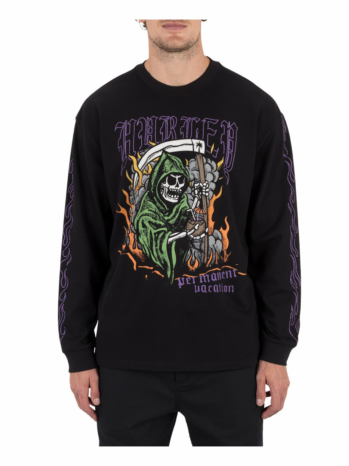 Reaping Long Sleeve | Hurley Black Long Sleeves