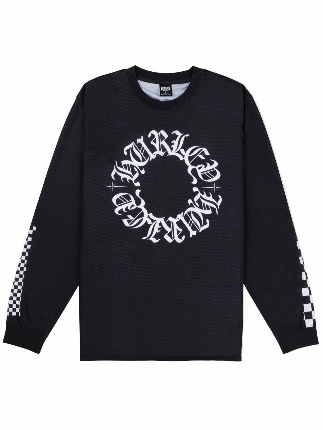 Hurley x Travis Barker Check Out Long Sleeve Jersey | Hurley BLACK Long Sleeves