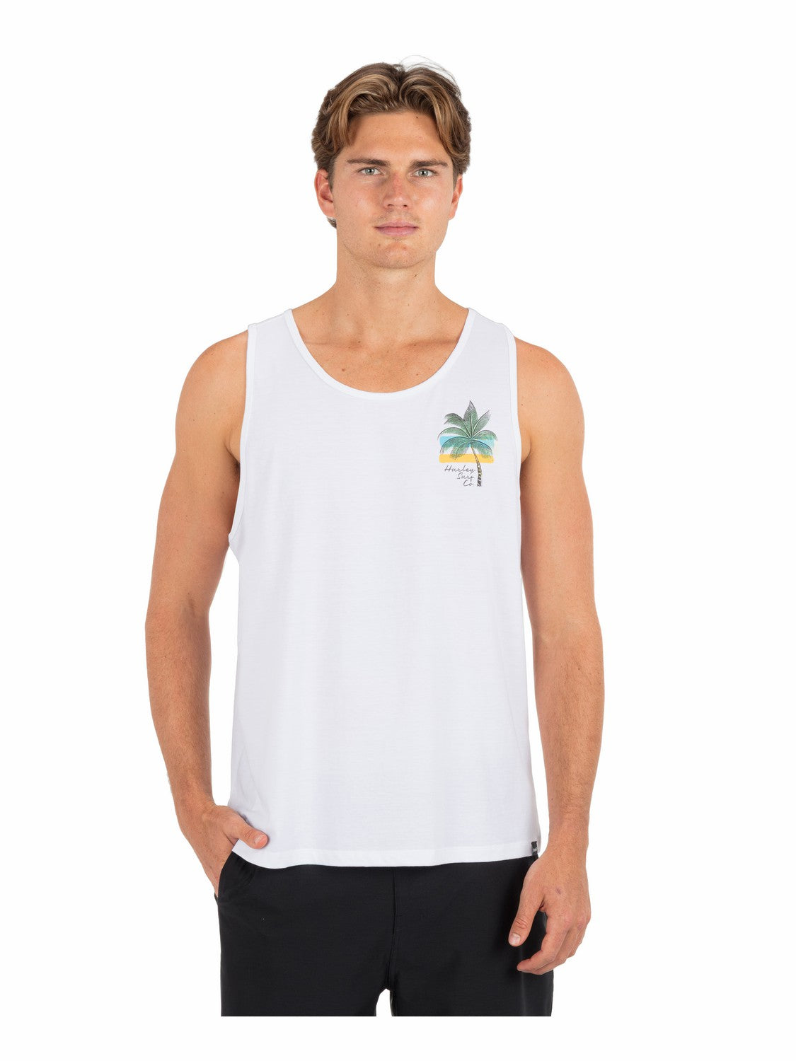 Island Time Tank | Hurley White Tank Tops