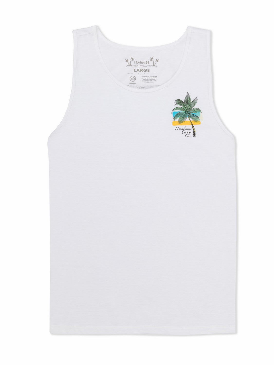 Island Time Tank | Hurley White Tank Tops