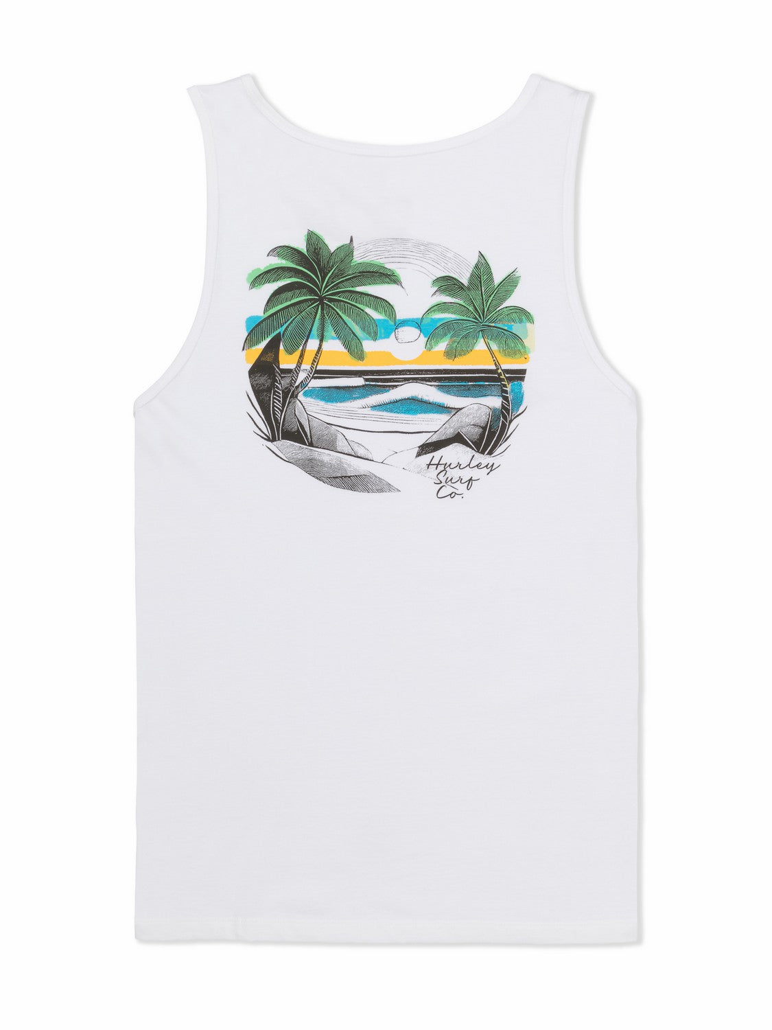 Island Time Tank | Hurley White Tank Tops