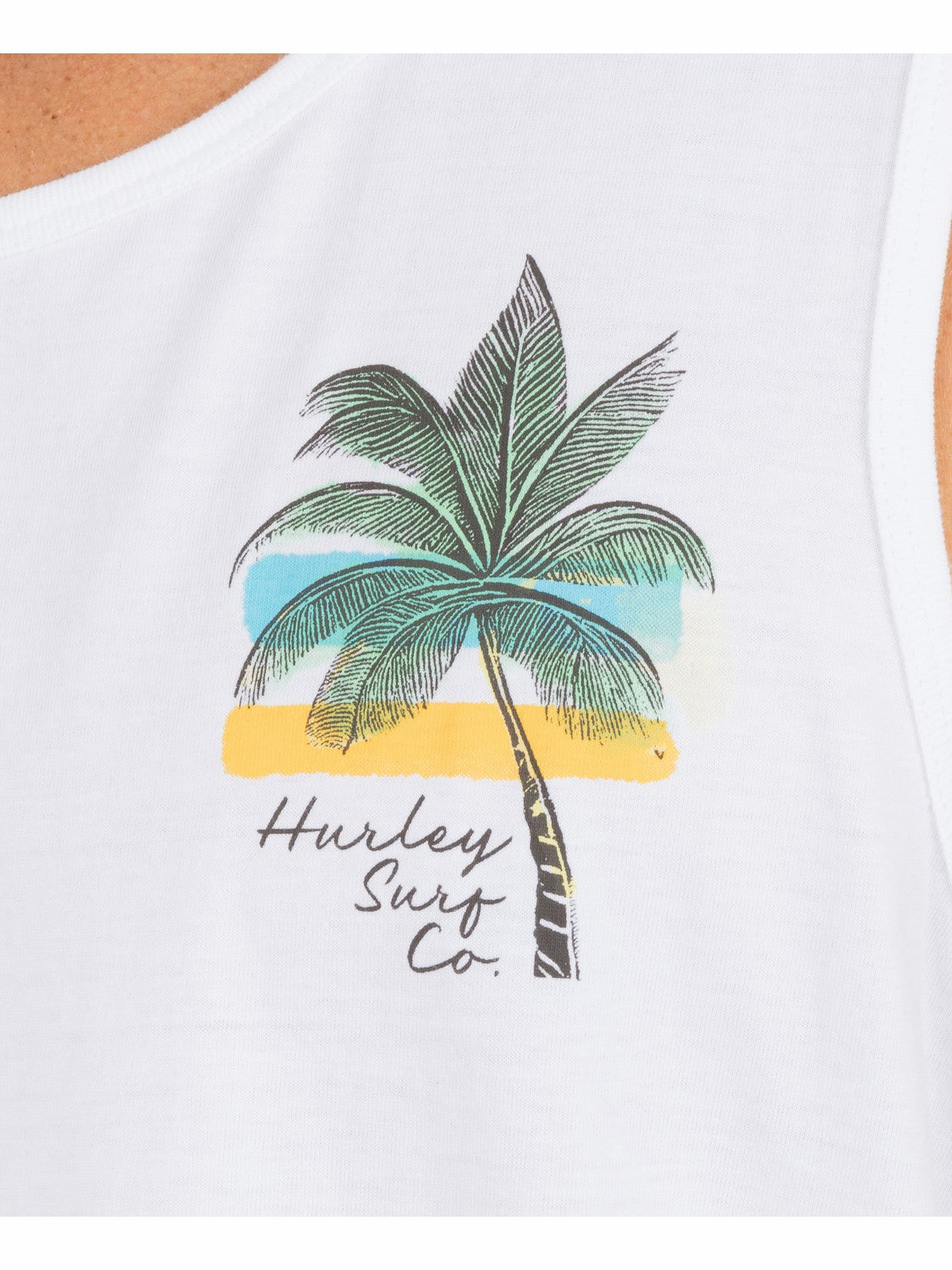 Island Time Tank | Hurley White Tank Tops