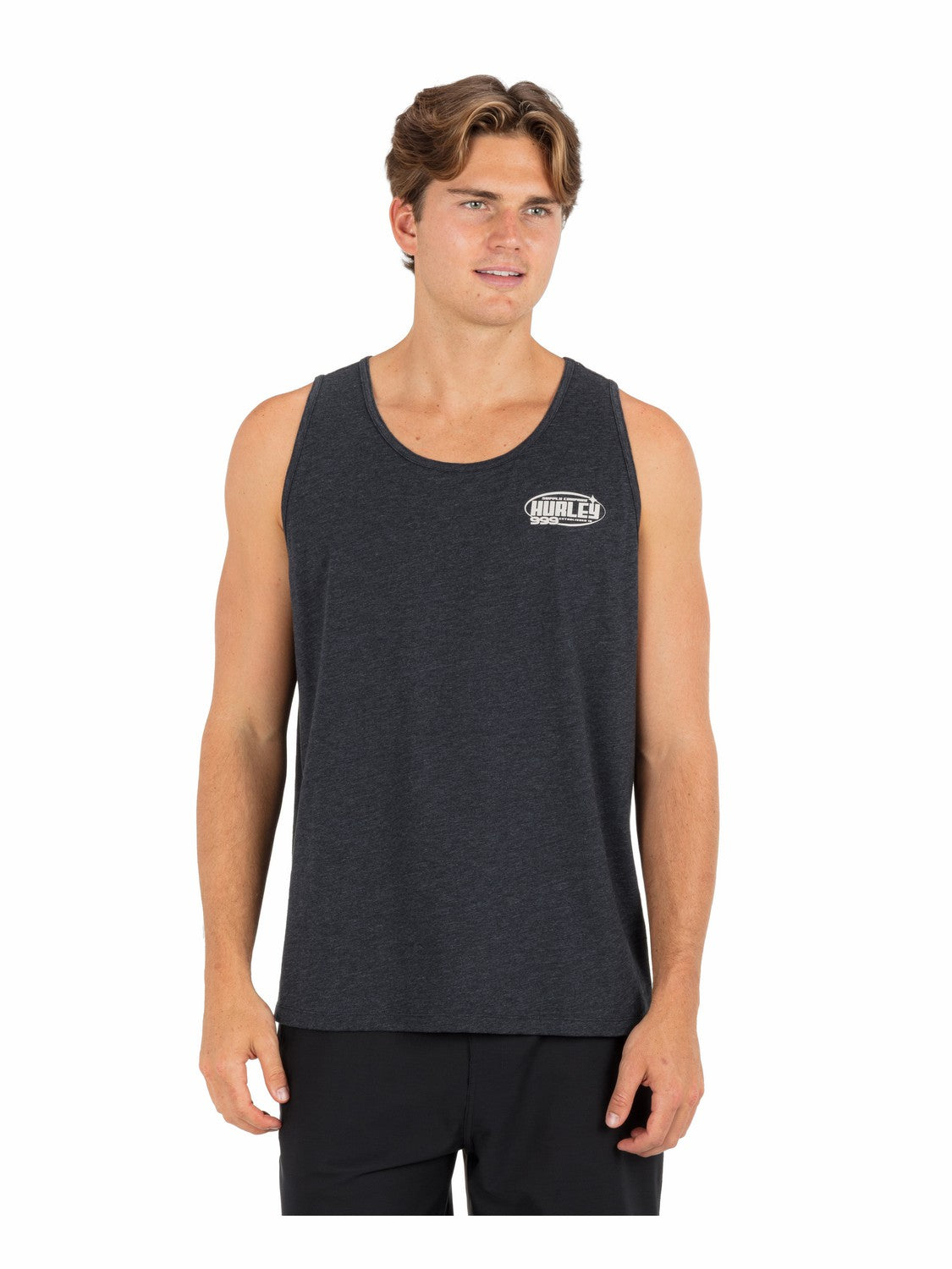 Speed Stars Slub Tank | Hurley Black Heather Tank Tops