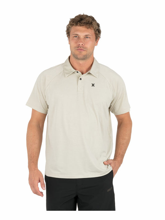 H2O Dri Outback Short Sleeve Polo | Hurley Bone Polo Shirts