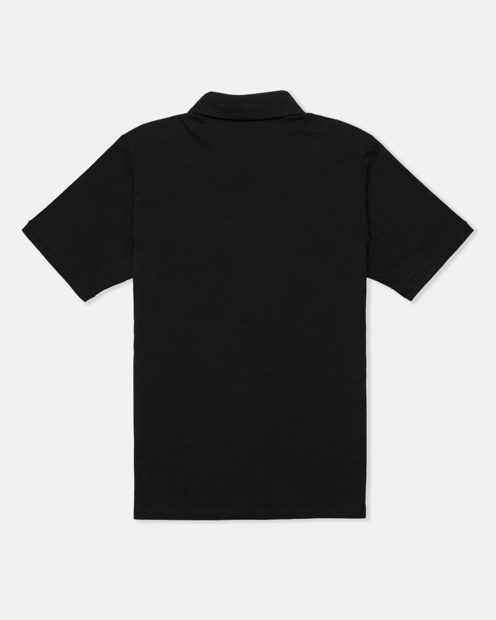 Icon Slub Polo Short Sleeve | Hurley Black Polo Shirts
