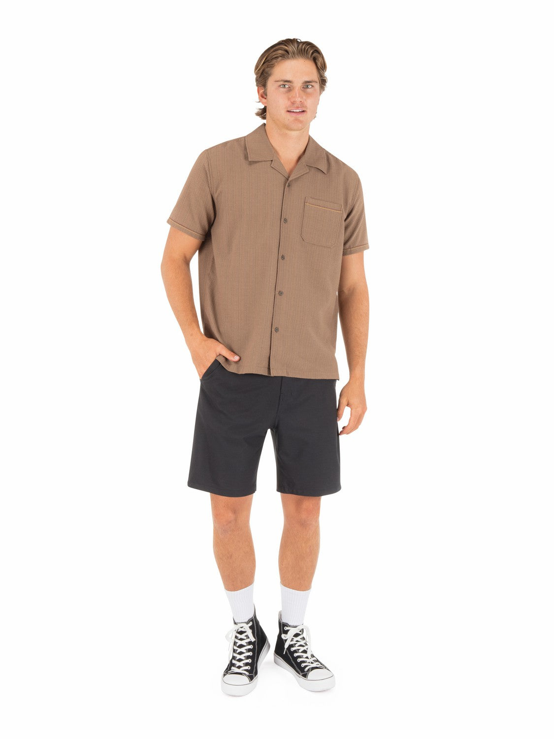 Lay Day Camp Short Sleeve | Hurley Bristlecone Button Downs