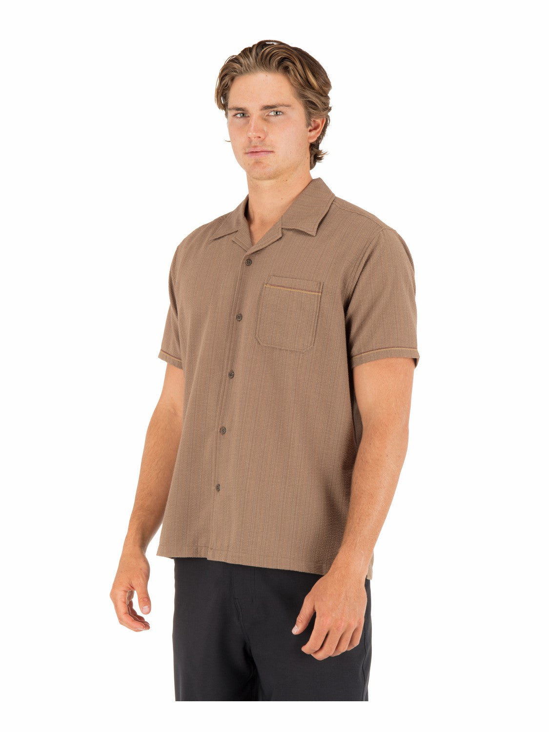 Lay Day Camp Short Sleeve | Hurley Bristlecone Button Downs