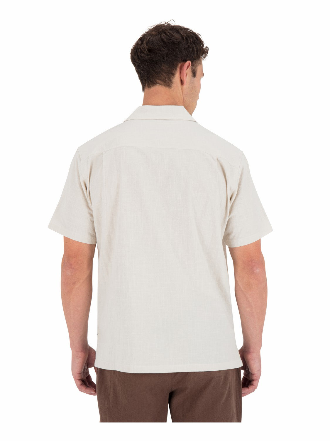 Sano Camp Embroidered Short Sleeve | Hurley Bone Button Downs