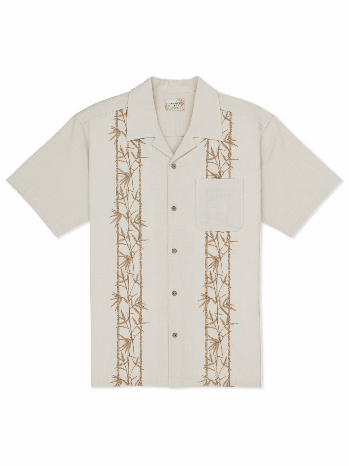 Sano Camp Embroidered Short Sleeve | Hurley Bone Button Downs