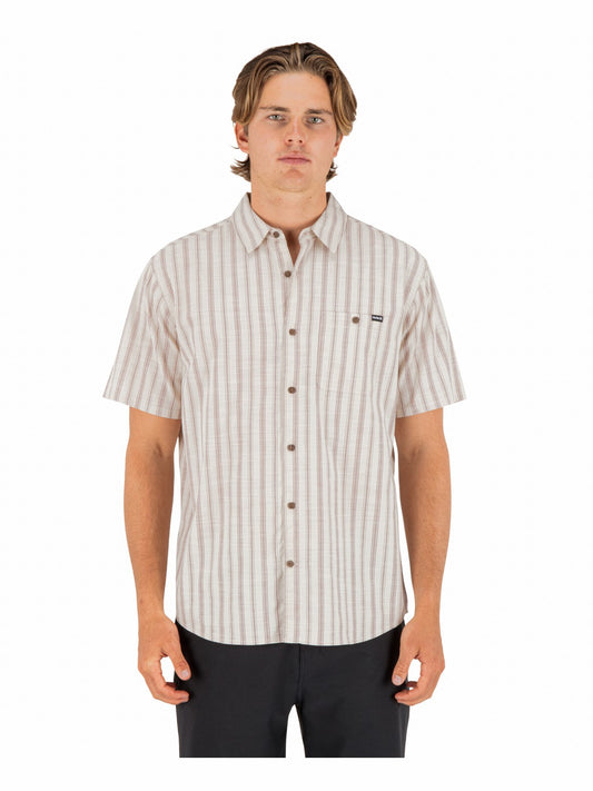 Lido Stripe Short Sleeve | Hurley Bone Button Downs