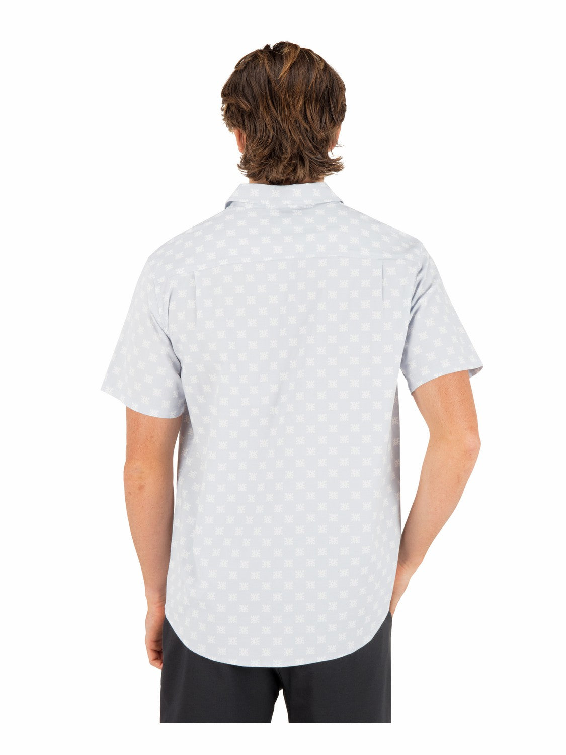 Lido Stretch Short Sleeve | Hurley Light Asteroid Button Downs
