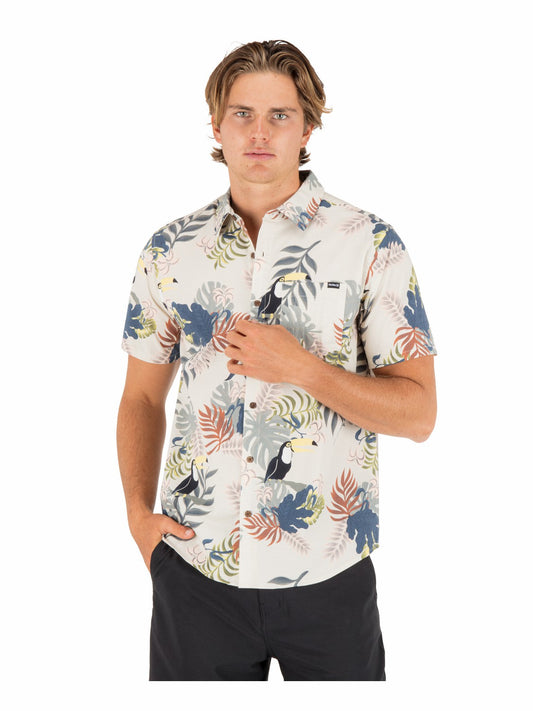 Lido Stretch Short Sleeve | Hurley Bone Button Downs
