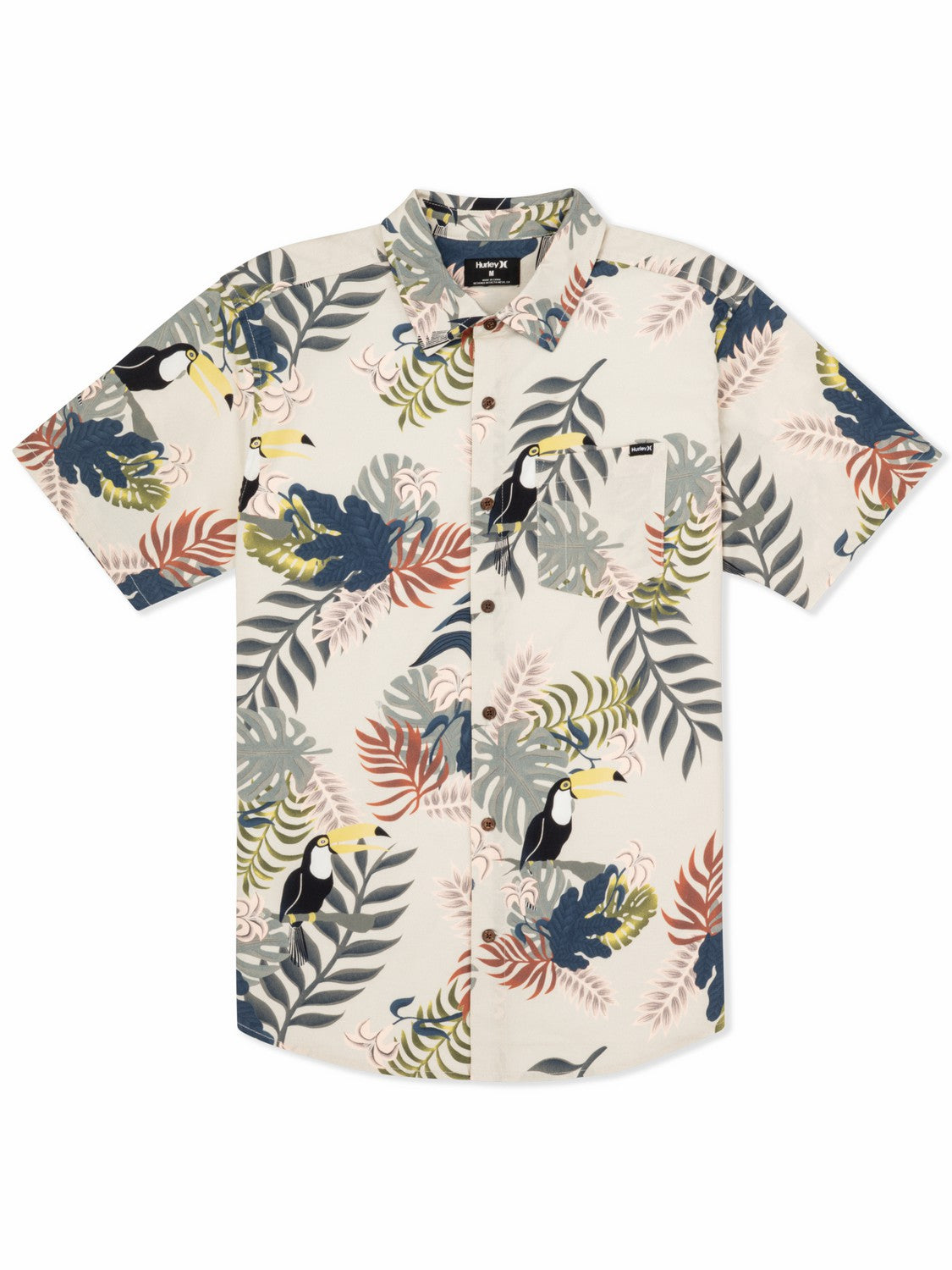Lido Stretch Short Sleeve | Hurley Bone Button Downs
