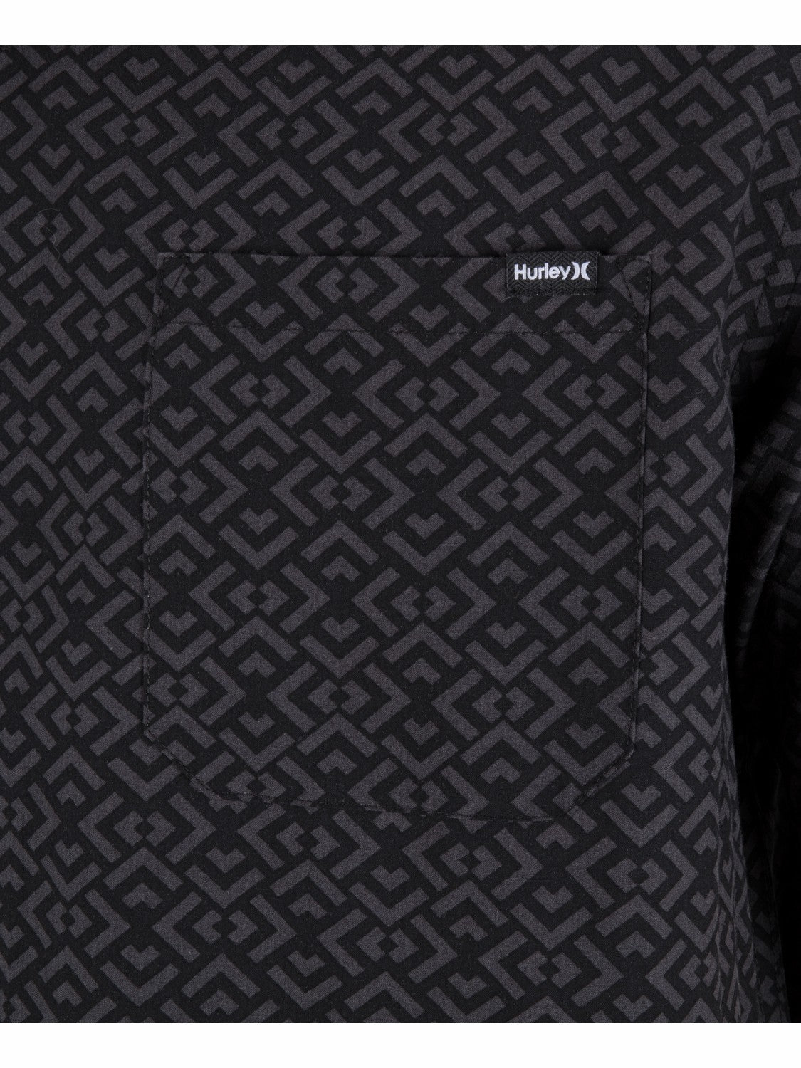 Aero Short Sleeve | Hurley Black Button Downs