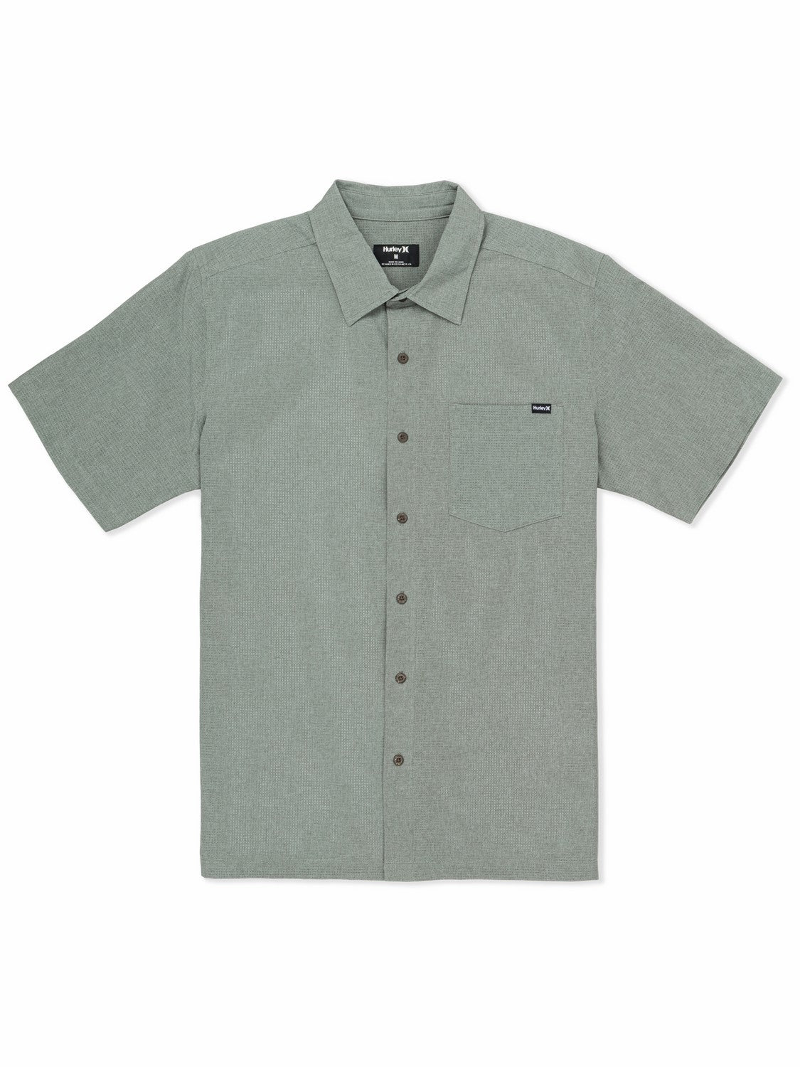 Phantom Flow Short Sleeve | Hurley Great White Button Downs