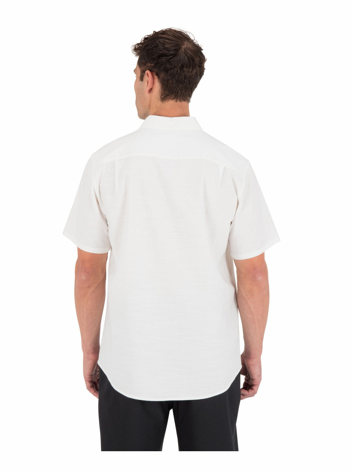 Icon Stretch Short Sleeve | Hurley White Button Downs