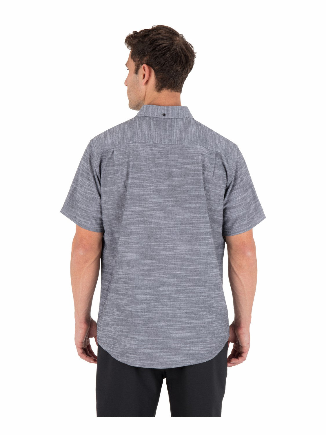 Icon Stretch Short Sleeve | Hurley Black Button Downs