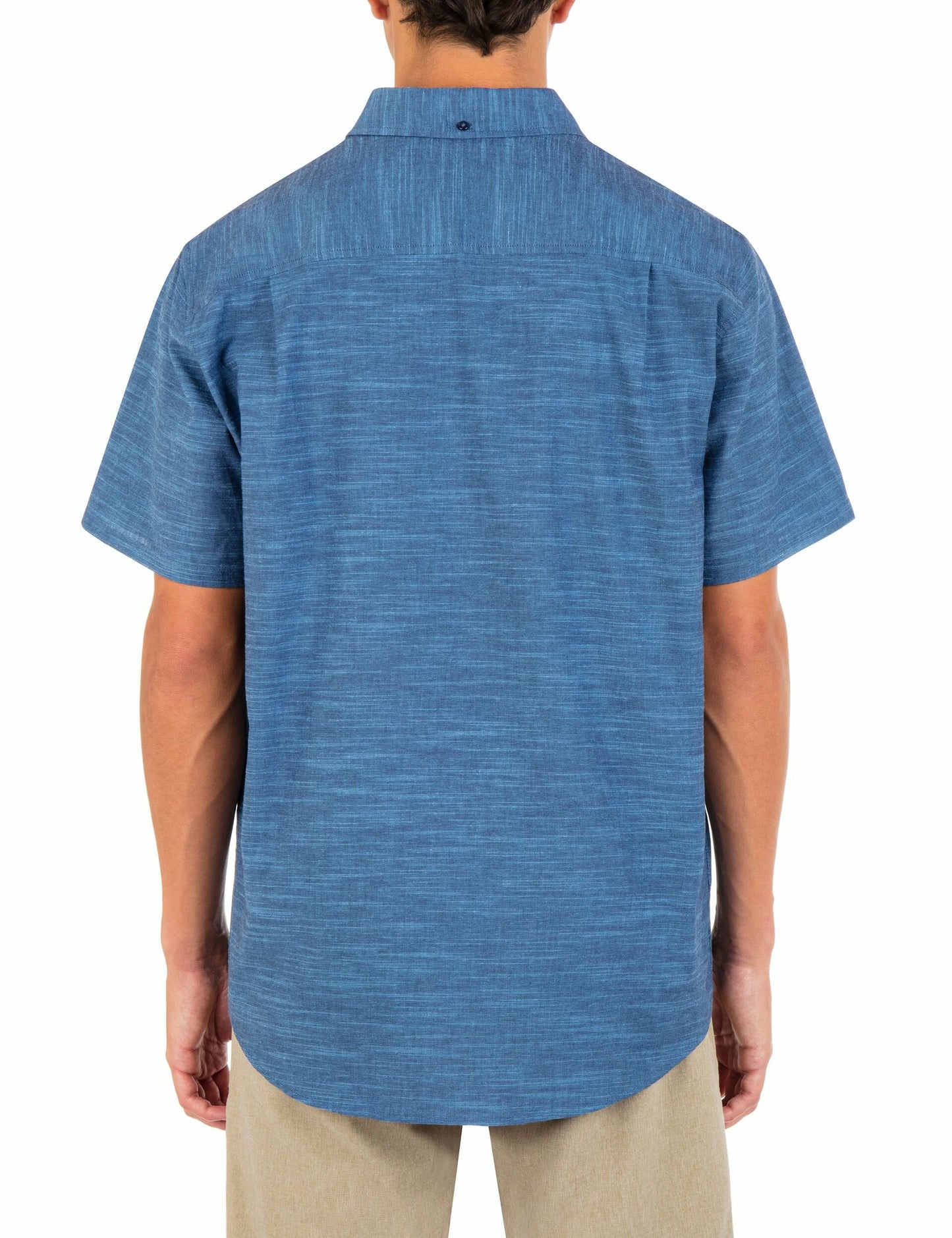 One And Only Stretch Short Sleeve Shirt | Hurley Obsidian Button Downs