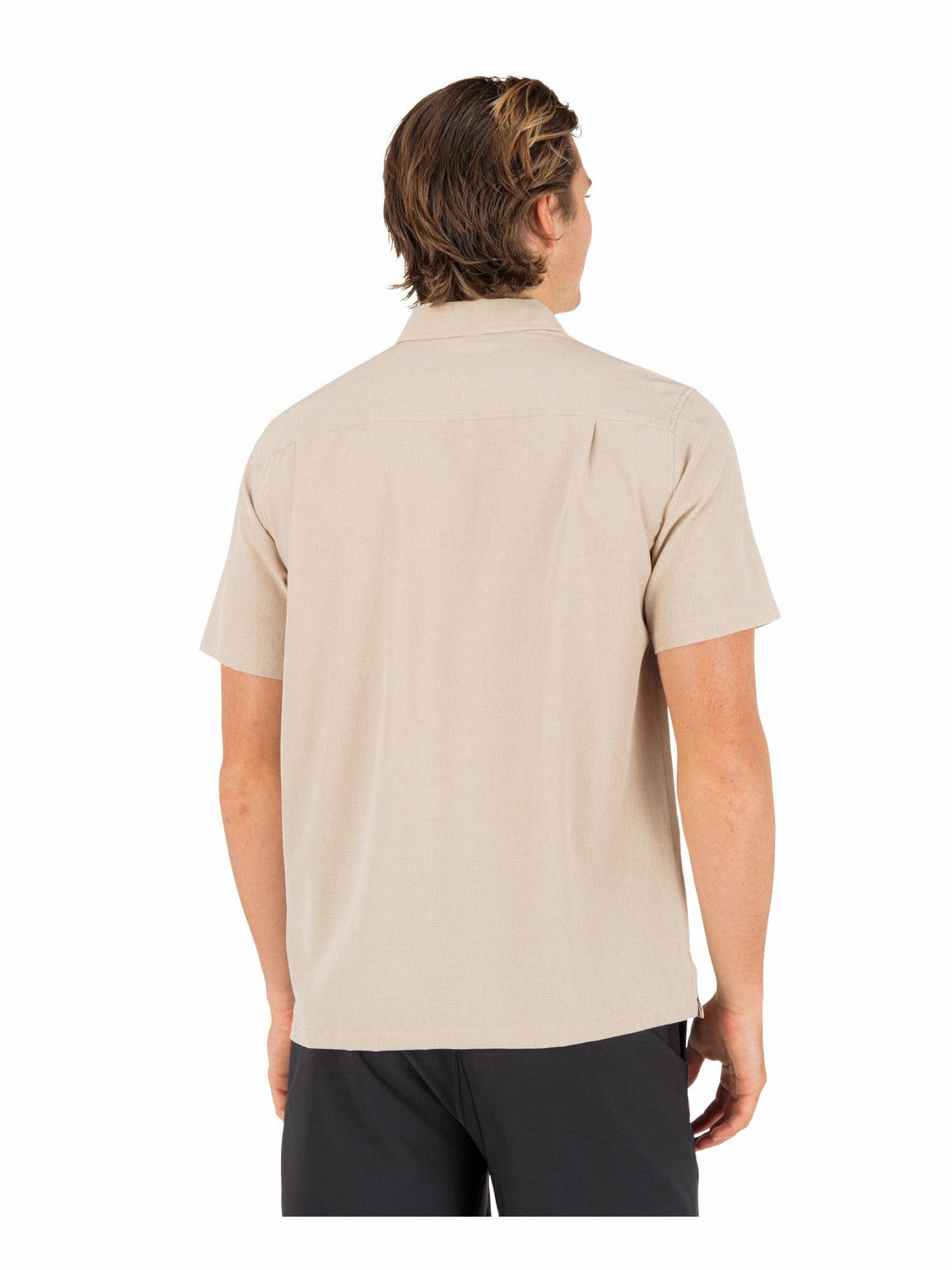 Phantom Flow Short Sleeve | Hurley Khaki Button Downs