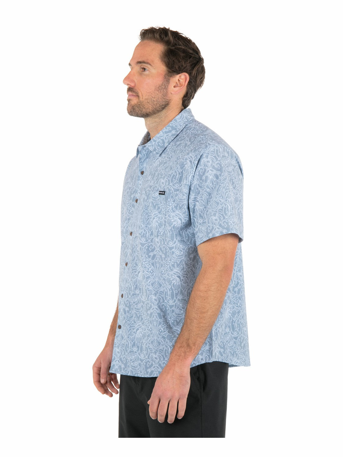 Newport Stretch Short Sleeve | Hurley Worker Blue Button Downs