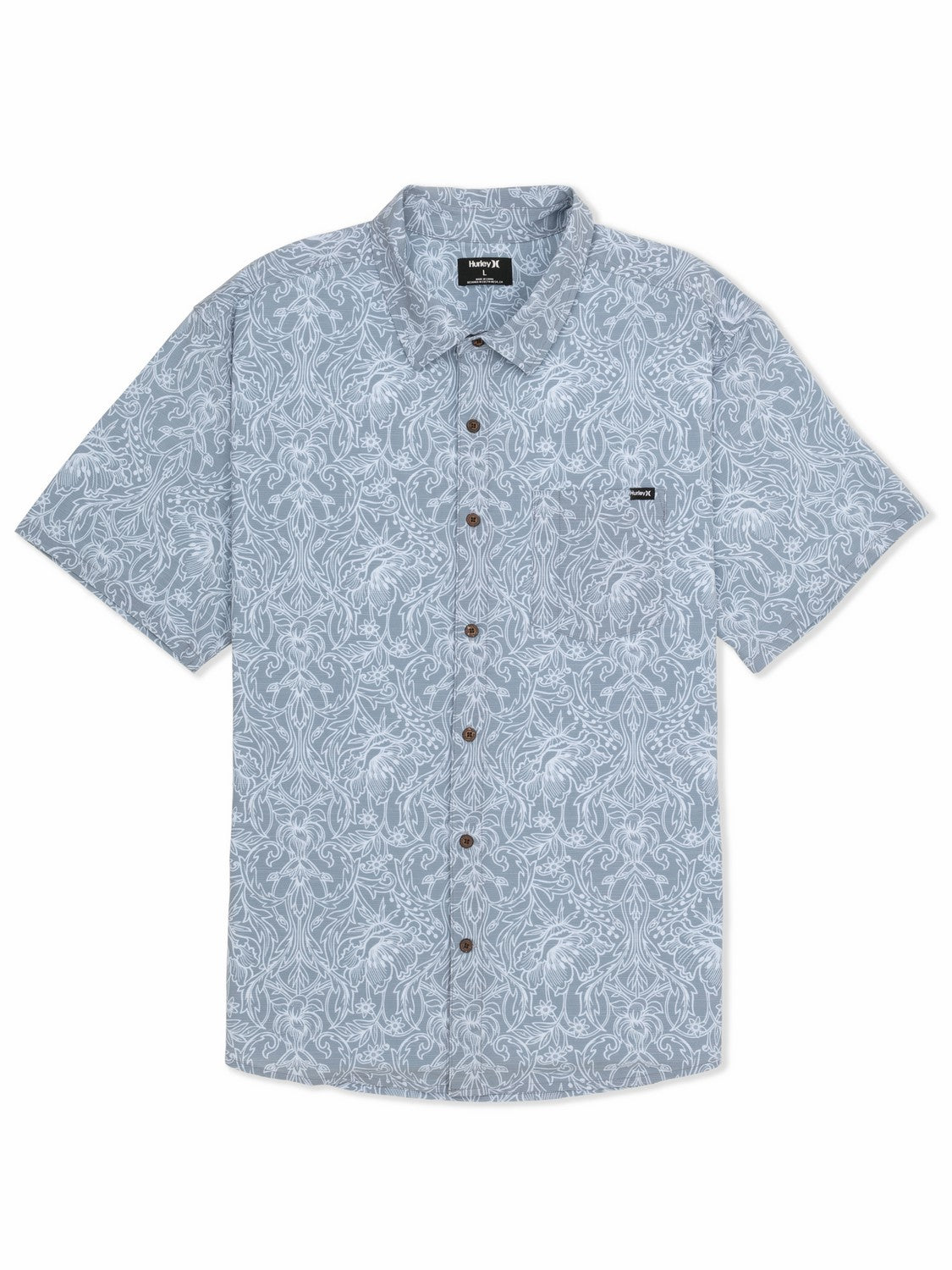 Newport Stretch Short Sleeve | Hurley Worker Blue Button Downs