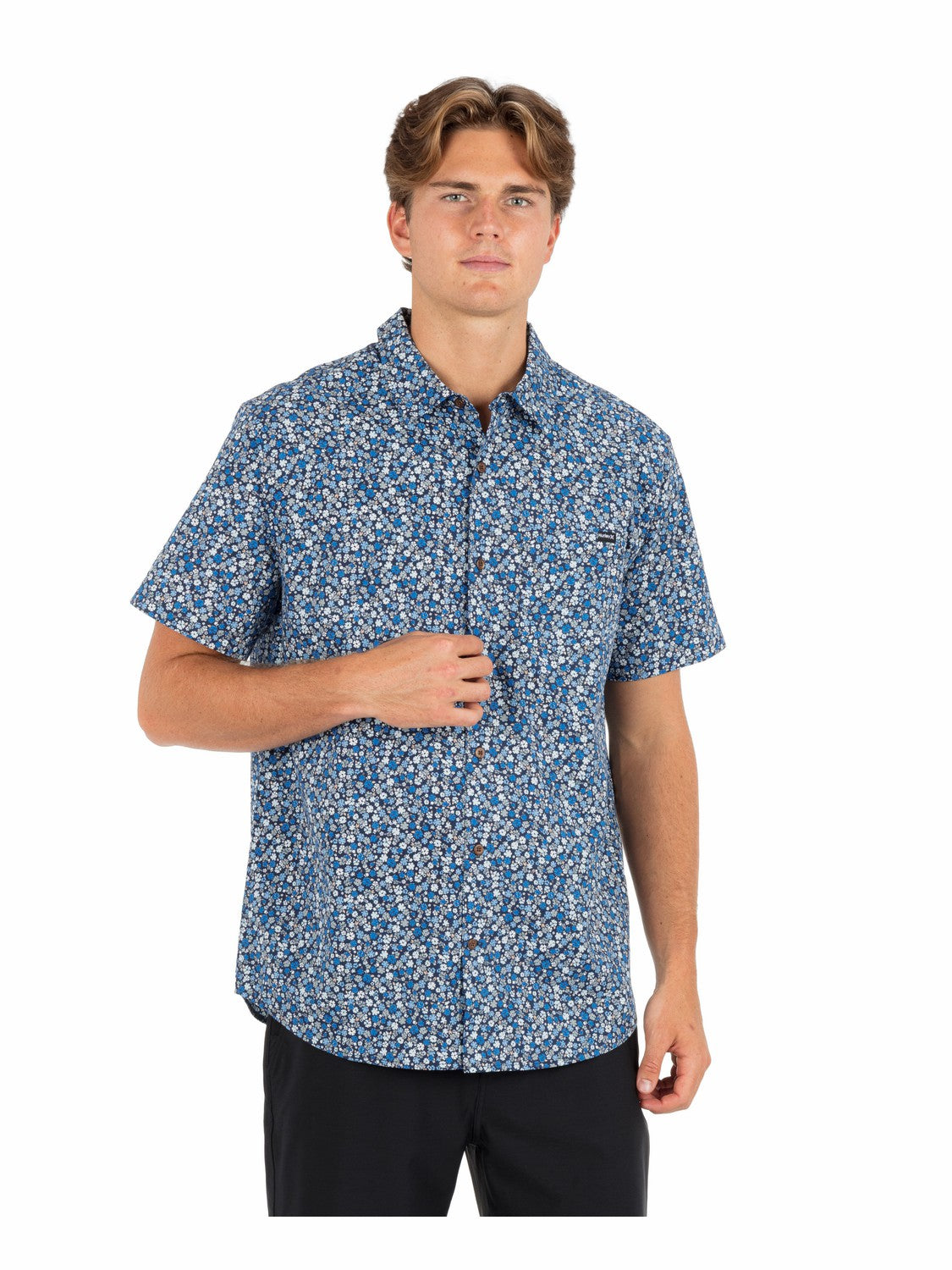 Lido Stretch Short Sleeve | Hurley Abyss Button Downs