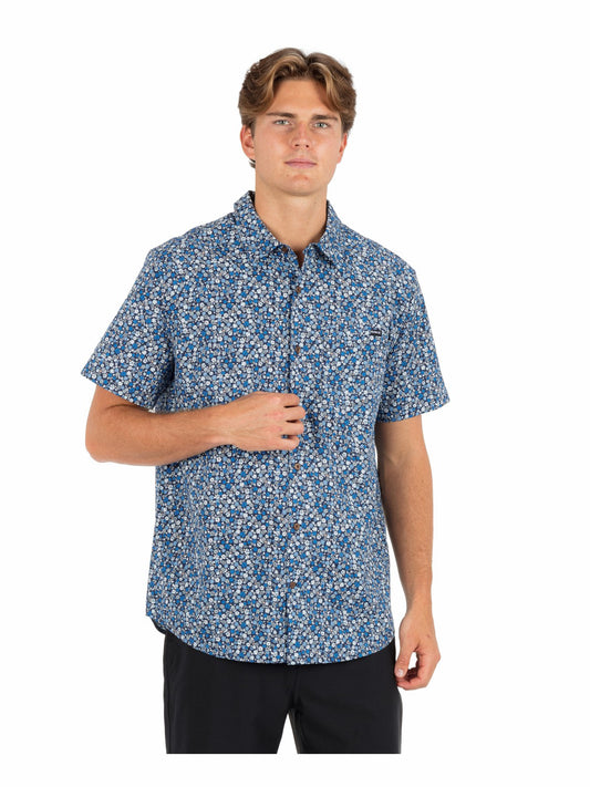 Lido Stretch Short Sleeve | Hurley Abyss Button Downs